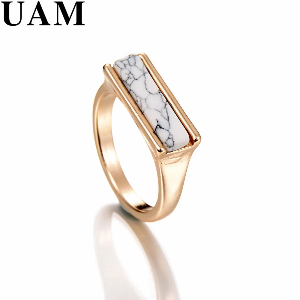 Boho Jewelry Accessories Rings bague White Rechangle Faux Marble Stone Finger Ring Women
Boho Jewelry Accessories Rings bague White Rechangle Faux Marble Stone Finger Ring Women