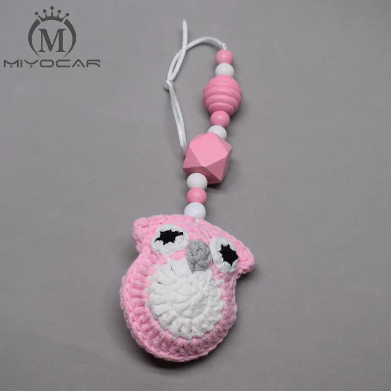 MIYOCAR handmade wood clip pink Crochet owl stroller toy chain gym toy pram stroller mobile rattle wooden bead crochet baby
MIYOCAR handmade wood clip pink Crochet owl stroller toy chain gym toy pram stroller mobile rattle wooden bead crochet baby