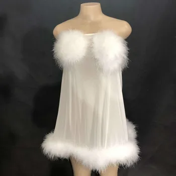 White Hair Perspective Sexy Dress Bunny Girl Nightclub Bar Stage Bodybuilding Dance Costume Photo Studio Female Singer Outfit DJ
White Hair Perspective Sexy Dress Bunny Girl Nightclub Bar Stage Bodybuilding Dance Costume Photo Studio Female Singer Outfit DJ