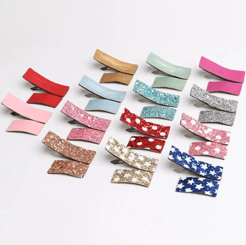 Korea Handmade Parent-child Sparkly Glittering Lovely Hair Accessories For Girls Hair Clip Colorful Hairpin Hair PU Hairgrips
Korea Handmade Parent-child Sparkly Glittering Lovely Hair Accessories For Girls Hair Clip Colorful Hairpin Hair PU Hairgrips