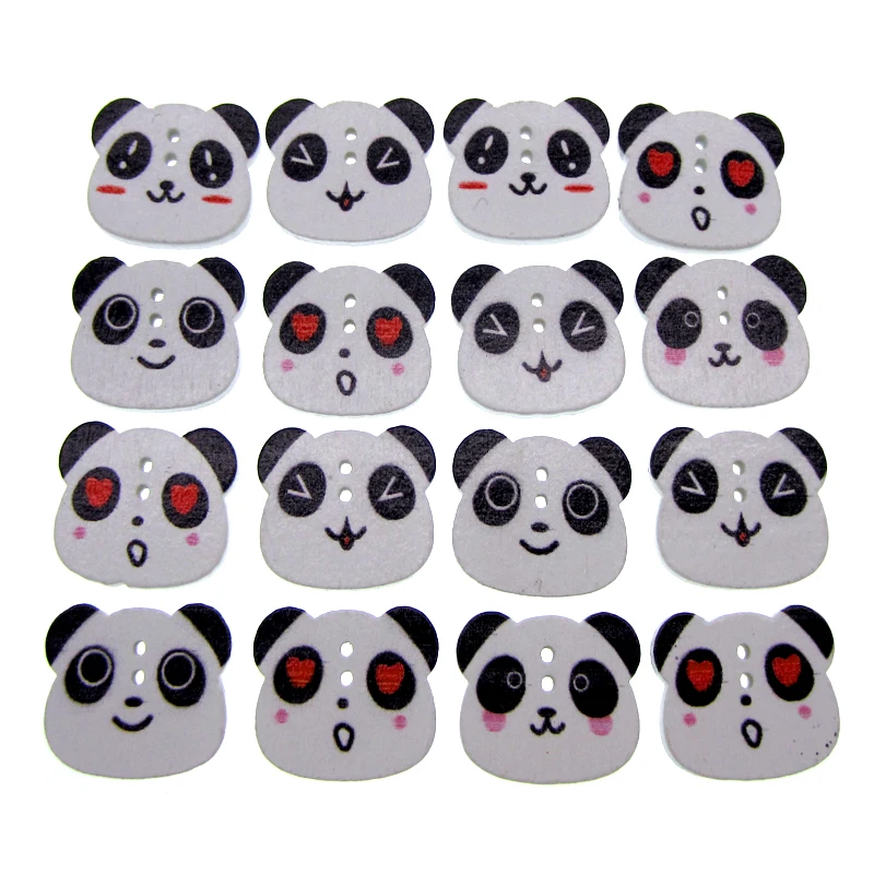 50Pcs Mixed Panda Pattern Wood Buttons Fit Sewing Scrapbooking Crafts accessory 18 x22mm buttons 
50Pcs Mixed Panda Pattern Wood Buttons Fit Sewing Scrapbooking Crafts accessory 18 x22mm buttons