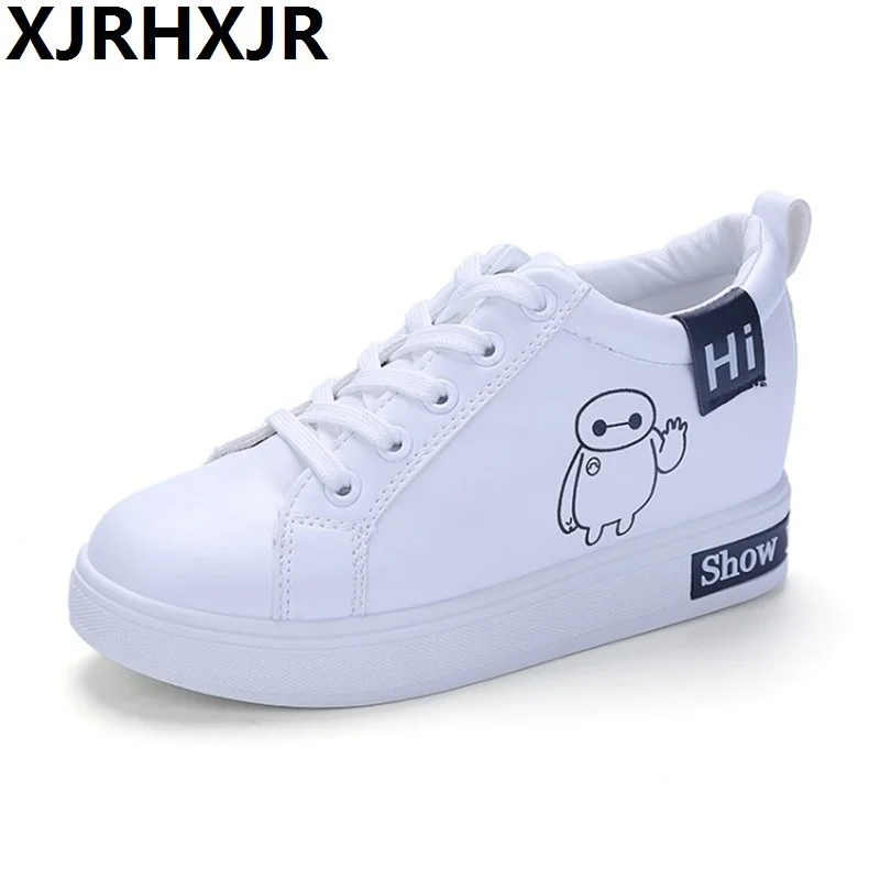2017 Women Hidden Heel Platform Shoes White Black Cute Ladies Female Casual Fashion Round Toe Shoes Flats Height Increasing
2017 Women Hidden Heel Platform Shoes White Black Cute Ladies Female Casual Fashion Round Toe Shoes Flats Height Increasing