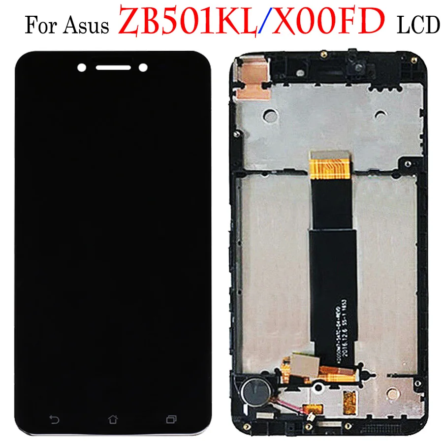 ЖК-дисплей для Asus Zenfone Live ZB501KL X00FD A007 сенсорный экран с дигитайзером в сборе рамкой