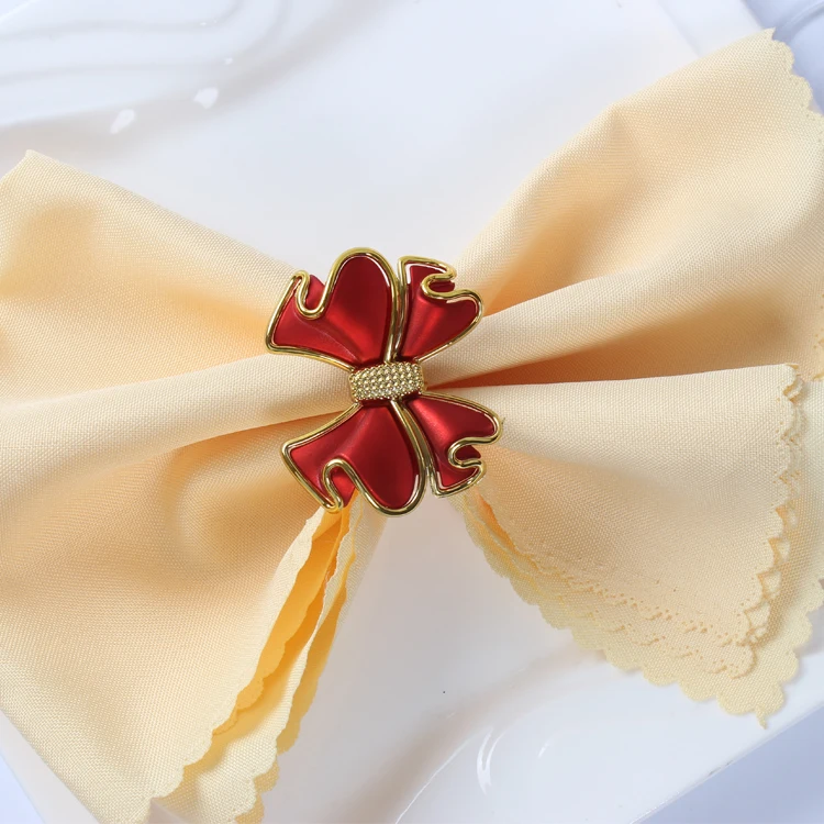 Free Shipping 4 X Red Flower Napkin Ring Metal Napkin Holder For Wedding Hotel Dinner Party Deco Supply
Free Shipping 4 X Red Flower Napkin Ring Metal Napkin Holder For Wedding Hotel Dinner Party Deco Supply