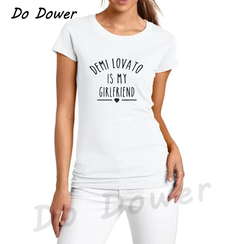 2018 Summer Demi Lovato Is MyGirlfriend T Shirt Women Harajuku Fashion Style Tops Female White and Black Plus Size S-XL
2018 Summer Demi Lovato Is MyGirlfriend T Shirt Women Harajuku Fashion Style Tops Female White and Black Plus Size S-XL