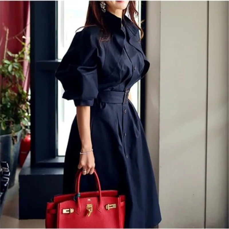 Work Wear Spring Autumn Long Coat Trench2018Women's Japan Style Trench Outwear Long Sleeve Elegant Trench coat With Sashes DZ223
Work Wear Spring Autumn Long Coat Trench2018Women's Japan Style Trench Outwear Long Sleeve Elegant Trench coat With Sashes DZ223