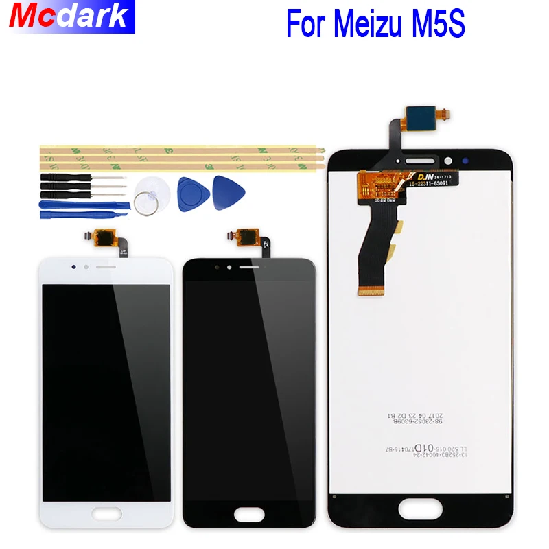 Mcdark For MeiZu M5S meilan 5S M612H M612M Display and Touch Screen Digitizer Assembly Replacement +Tools+Adhesive 5.2 inch
Mcdark For MeiZu M5S meilan 5S M612H M612M Display and Touch Screen Digitizer Assembly Replacement +Tools+Adhesive 5.2 inch