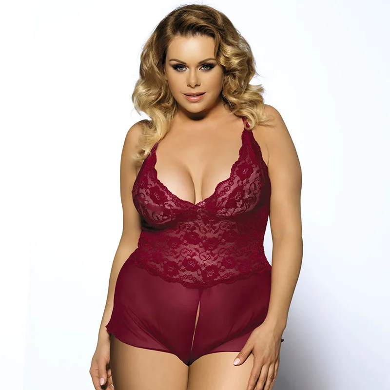 New Summer 5XL Plus Size Women Sexy Lingerie Sexy Transparent Nightgown Large Size Lace Nightgown Women Sexy Sleepwear Dress
New Summer 5XL Plus Size Women Sexy Lingerie Sexy Transparent Nightgown Large Size Lace Nightgown Women Sexy Sleepwear Dress