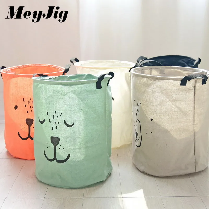 MeyJig Clothing Organizer Bucket Foldable Cotton Linen Washing Dirty Clothes Laundry Storage Basket With Handles Kids Toys Box
MeyJig Clothing Organizer Bucket Foldable Cotton Linen Washing Dirty Clothes Laundry Storage Basket With Handles Kids Toys Box