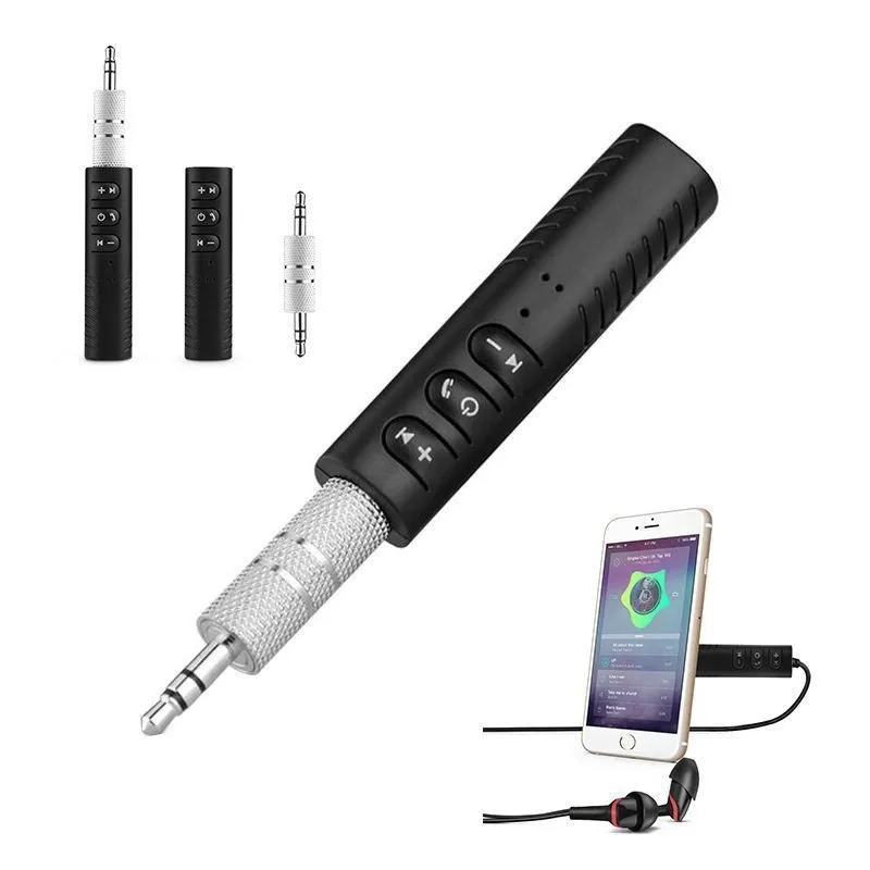 Universal 3.5mm jack Audio Adapter Music Bluetooth Receiver Car Kit Hands Free Auto AUX Kit for Car Bluetooth Audio Transmitter
Universal 3.5mm jack Audio Adapter Music Bluetooth Receiver Car Kit Hands Free Auto AUX Kit for Car Bluetooth Audio Transmitter