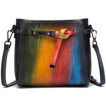 2018 Fashion personality bucket bags hand-rubbing genuine leather shoulder handbags crossbody bag
2018 Fashion personality bucket bags hand-rubbing genuine leather shoulder handbags crossbody bag