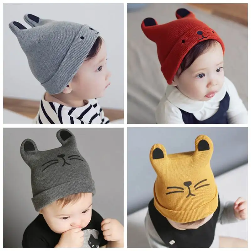 Autumn Winter Baby Boy Girl Knit Hat Warm Bear Cat Cartoon Cap Children Wool Beanie Baby Caps Hats Christmas Gift
Autumn Winter Baby Boy Girl Knit Hat Warm Bear Cat Cartoon Cap Children Wool Beanie Baby Caps Hats Christmas Gift