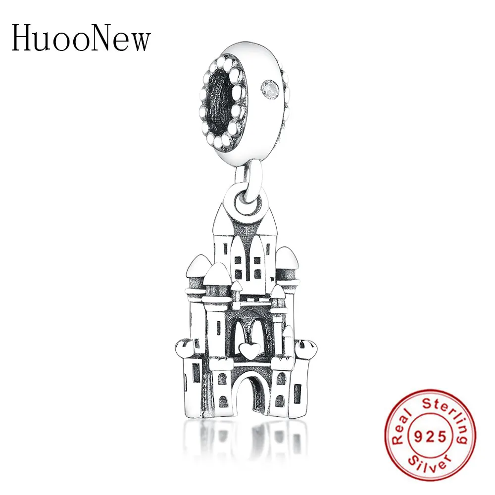 

Disny Cartoon Regal Castle Dangle Beads Fit Pandora Charms Sterling Silver 925 Original Bracelet Jewelry For Women Gift Berloque