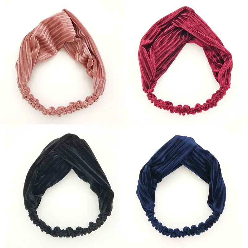Style Women Spring Velvet Suede Soft Solid Headbands Stripe Vintage Cross Knot Elastic Headbands Bandanas Hair Bands For Women
Style Women Spring Velvet Suede Soft Solid Headbands Stripe Vintage Cross Knot Elastic Headbands Bandanas Hair Bands For Women