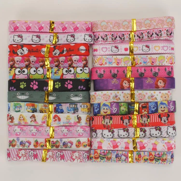 Random set 3/8"9mm hot cartoon pattern printed grosgrain ribbon randomly delivery CTGRD0910
Random set 3/8"9mm hot cartoon pattern printed grosgrain ribbon randomly delivery CTGRD0910