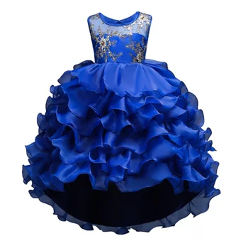 Children's Sleeveless Wedding Princess Party Dress For Girl Hook Flower Tail 4 Colors Occident Dress
Children's Sleeveless Wedding Princess Party Dress For Girl Hook Flower Tail 4 Colors Occident Dress