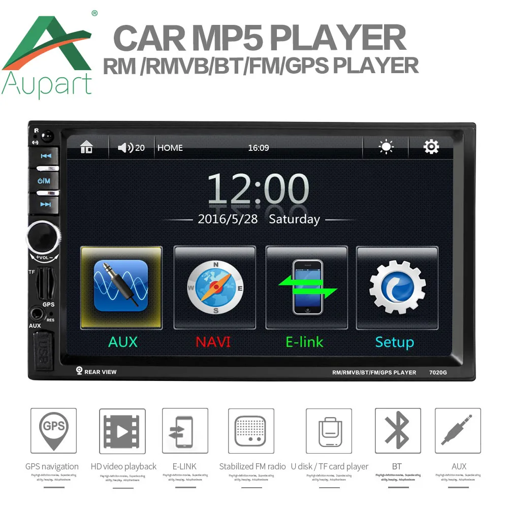 7 Inch Player MP5 Touch Screen Digital Display Multimedia 2 Din Radio Recorder Auto Car Radio Multimedia Player GPS Navigation
7 Inch Player MP5 Touch Screen Digital Display Multimedia 2 Din Radio Recorder Auto Car Radio Multimedia Player GPS Navigation