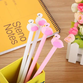 10pcs/lot Cute cartoon flamingos gel pen creative student stationery small fresh Swan black water sign pen office gift pen
10pcs/lot Cute cartoon flamingos gel pen creative student stationery small fresh Swan black water sign pen office gift pen