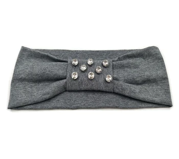J17442 New stretchy fashion cotton flap hairband with crystal hair accessory for women sport Yoga knot headband design custom
J17442 New stretchy fashion cotton flap hairband with crystal hair accessory for women sport Yoga knot headband design custom