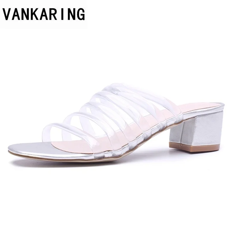 VANKARING hot sale women sandals open toe clear transparent high heels slipper stilettos slingback wedding dress shoes summer
VANKARING hot sale women sandals open toe clear transparent high heels slipper stilettos slingback wedding dress shoes summer