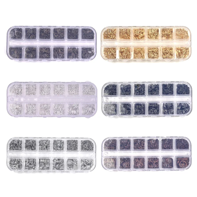 1Box 12Grid Jewelry Findings Open Single Loops Jump Rings & Split Ring For jewelry Making DIY Accessories Mixed 3mm-8mm
1Box 12Grid Jewelry Findings Open Single Loops Jump Rings & Split Ring For jewelry Making DIY Accessories Mixed 3mm-8mm