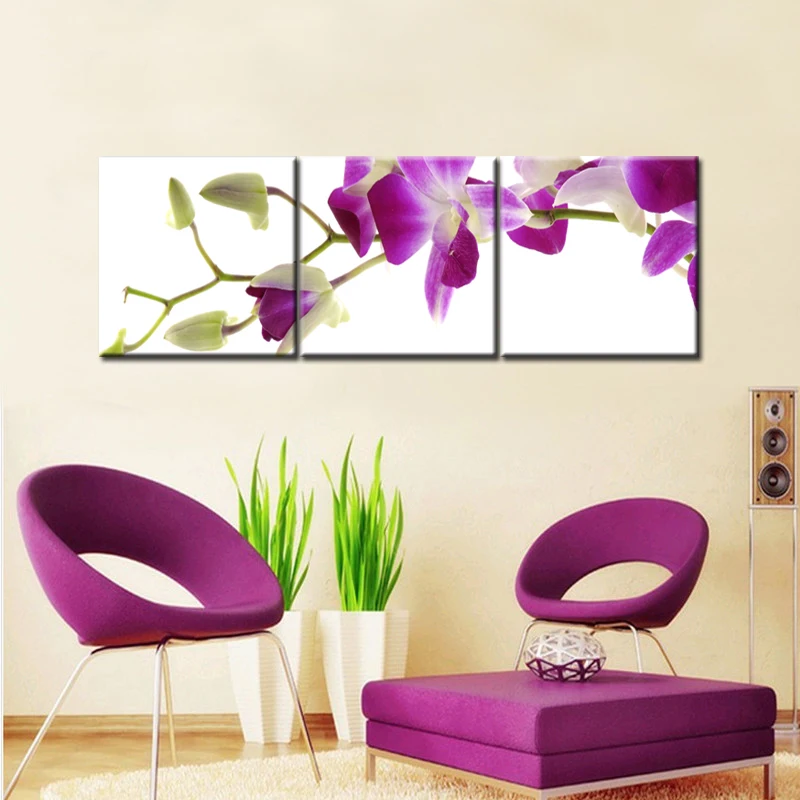 3 Panel Digital Prints Purple Orchid Canvas Painting Modern Art Pictures Decorative Wall Art No Frame for Living Room Home Decor
3 Panel Digital Prints Purple Orchid Canvas Painting Modern Art Pictures Decorative Wall Art No Frame for Living Room Home Decor