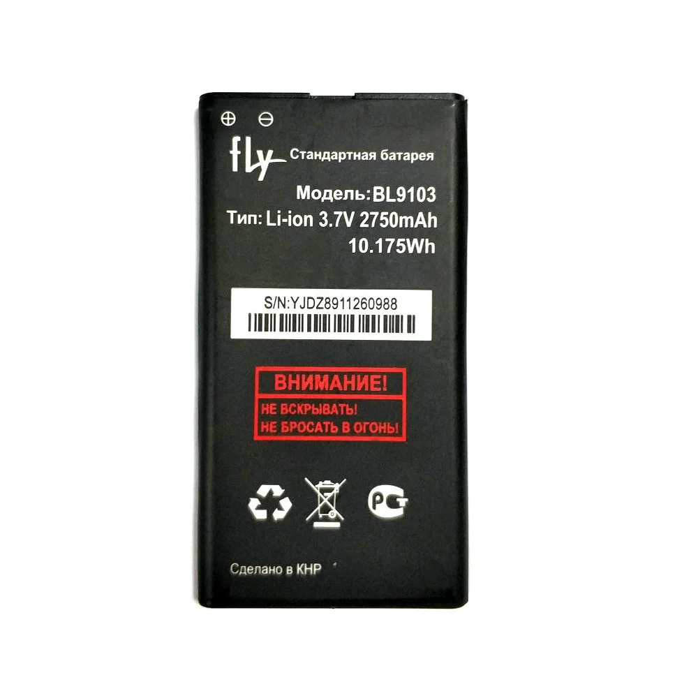 2019 New High Quality 3.7V 2750mAh BL9103 cell phone Battery for FLY bl9103 Smart Phone
2019 New High Quality 3.7V 2750mAh BL9103 cell phone Battery for FLY bl9103 Smart Phone