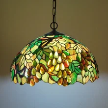 Hot Sell Tiffany Style Multicolour Glass Fashion Grape Series Pendant Lamp D40cm E27 110-240V Chain Pendant lights for Home
Hot Sell Tiffany Style Multicolour Glass Fashion Grape Series Pendant Lamp D40cm E27 110-240V Chain Pendant lights for Home