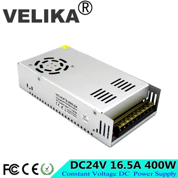 Universal DC24V 16.5A 400W Switching Power Supply Driver Transformer 110V 220V AC-DC SMPS 24V for LED Strip Light Lighting CCTV
Universal DC24V 16.5A 400W Switching Power Supply Driver Transformer 110V 220V AC-DC SMPS 24V for LED Strip Light Lighting CCTV