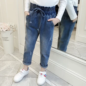 Casual Girls Jeans for Baby Kids Clothes Fashion Loose Denim Pants Girls Outfits Children Trousers Vestidos for 6 8 10 12 Years
Casual Girls Jeans for Baby Kids Clothes Fashion Loose Denim Pants Girls Outfits Children Trousers Vestidos for 6 8 10 12 Years