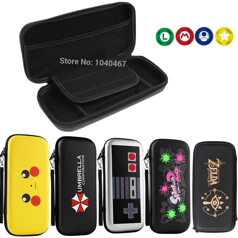 New EVA Portable Cover Protective Case Travel Carrying Bag & Tempered Glass Film & Analog Caps for Nintend Switch NS Accessory
New EVA Portable Cover Protective Case Travel Carrying Bag & Tempered Glass Film & Analog Caps for Nintend Switch NS Accessory