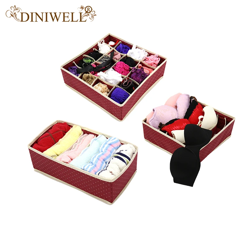 DINIWELL Sock Bra Underwear Ties Drawer Closet Drawer Organizer Storage Box Underwear Rangement Organizer for Underwear
DINIWELL Sock Bra Underwear Ties Drawer Closet Drawer Organizer Storage Box Underwear Rangement Organizer for Underwear