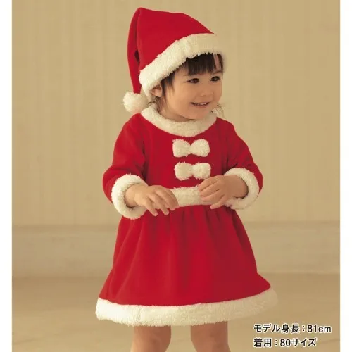 

Christmas baby girl clothes baby dresses+hat for newborn clothes new year clothes for bebes girls