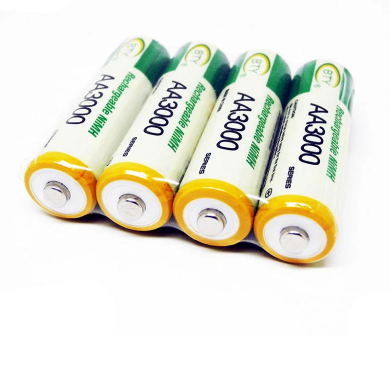 100pcs/lot Wholesale High Energy NiMh AA 3000mah 14500 Battery Rechargeable Batteries 1.2v Battria
100pcs/lot Wholesale High Energy NiMh AA 3000mah 14500 Battery Rechargeable Batteries 1.2v Battria