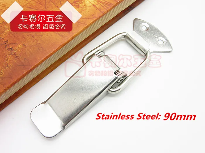 90mm Stainless Steel Hasp Lock Spring Toggle Latch Catch Buckles Hardware Chests Cases Boxes Suitcase Toggle Latch 2pcs
90mm Stainless Steel Hasp Lock Spring Toggle Latch Catch Buckles Hardware Chests Cases Boxes Suitcase Toggle Latch 2pcs