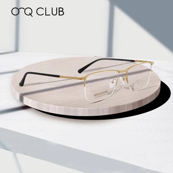 O-Q CLUB Titanium Glasses Frame Men 2020 New Prescription Eye Glasses Semi Rimless Half Square Eyeglasses Myopia Optical Eyewear
O-Q CLUB Titanium Glasses Frame Men 2020 New Prescription Eye Glasses Semi Rimless Half Square Eyeglasses Myopia Optical Eyewear