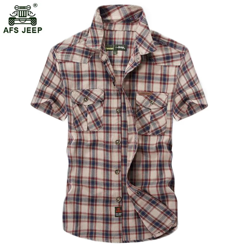 Men Brand Cotton Plaid High Quality Summer 2018 Fashion Casual Short Sleeve Army Double Pockets Shirts 58hfx
Men Brand Cotton Plaid High Quality Summer 2018 Fashion Casual Short Sleeve Army Double Pockets Shirts 58hfx
