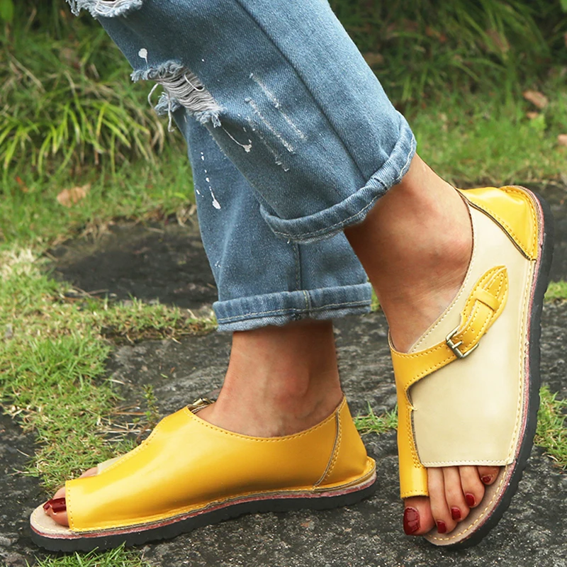 Summer Fashion New Ladies Matching Flat Sandals Ladies Pu Leather Open Toe Shoes Female Roman Beach Shoes Casual Color
Summer Fashion New Ladies Matching Flat Sandals Ladies Pu Leather Open Toe Shoes Female Roman Beach Shoes Casual Color