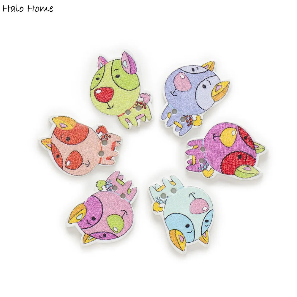 50pcs Cartoon Dog Wood Buttons Sewing Scrapbooking Handwork Clothing Gift Home Decor 25x18mm
50pcs Cartoon Dog Wood Buttons Sewing Scrapbooking Handwork Clothing Gift Home Decor 25x18mm