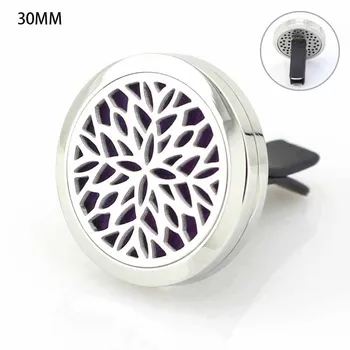 30mm Stainless Steel Hollow Special Plant with Vent Aromatherapy/Essential Oil Diffuser Perfume Locket Clip for Car
30mm Stainless Steel Hollow Special Plant with Vent Aromatherapy/Essential Oil Diffuser Perfume Locket Clip for Car