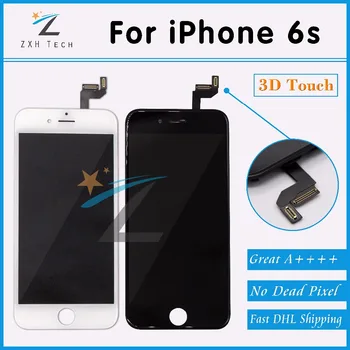 50PCS/LOT Perfect 3D Touch 100% Test Quality For iPhone 6s LCD Complete Display Screen Touch Glass Digitizer Assembly Free DHL
50PCS/LOT Perfect 3D Touch 100% Test Quality For iPhone 6s LCD Complete Display Screen Touch Glass Digitizer Assembly Free DHL
