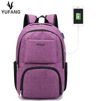YUFANG Female &Male Laptop Backpack USB Design Women Travel Backpacks Carrier Student School Bags For Teenagers Trendy Mochila
YUFANG Female &Male Laptop Backpack USB Design Women Travel Backpacks Carrier Student School Bags For Teenagers Trendy Mochila