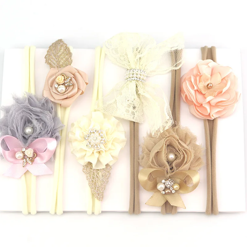 3pcs/set Simulated-pearl Ribbon Lace Flower Headband Baby Girl Unicorn Headbands Elastic Hairband Children Hair Accessories
3pcs/set Simulated-pearl Ribbon Lace Flower Headband Baby Girl Unicorn Headbands Elastic Hairband Children Hair Accessories