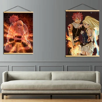Pictures Nordic Poster Fairy Tail Juvenile Anime Wall Art Printed Wooden Scroll Hanging Painting Canvas Home Interior Decoration 
Pictures Nordic Poster Fairy Tail Juvenile Anime Wall Art Printed Wooden Scroll Hanging Painting Canvas Home Interior Decoration