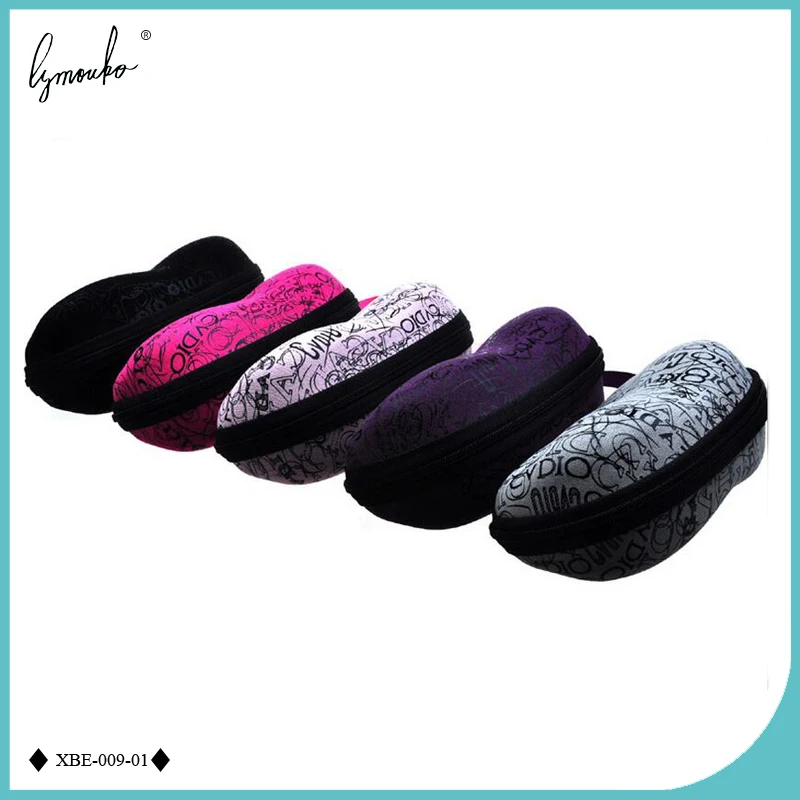 Lymouko Good Quality Peanut Shape Zipper Sunglasses Box Hard Case Eva Fabric Portable Glasses Holder Box
Lymouko Good Quality Peanut Shape Zipper Sunglasses Box Hard Case Eva Fabric Portable Glasses Holder Box