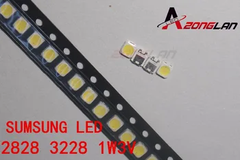 40PCS FOR SAMSUNG 2828 LED Backlight TT321A 1.5W-3W with zener 3V 3228 2828 Cool white LCD Backlight for TV TV Application
40PCS FOR SAMSUNG 2828 LED Backlight TT321A 1.5W-3W with zener 3V 3228 2828 Cool white LCD Backlight for TV TV Application