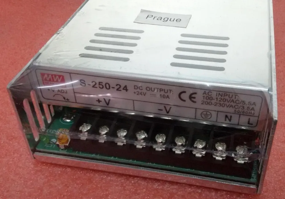 China Dahao embroidery machine spare parts - Genuine Switch Power Supply S-250-24, 24V-10A
China Dahao embroidery machine spare parts - Genuine Switch Power Supply S-250-24, 24V-10A