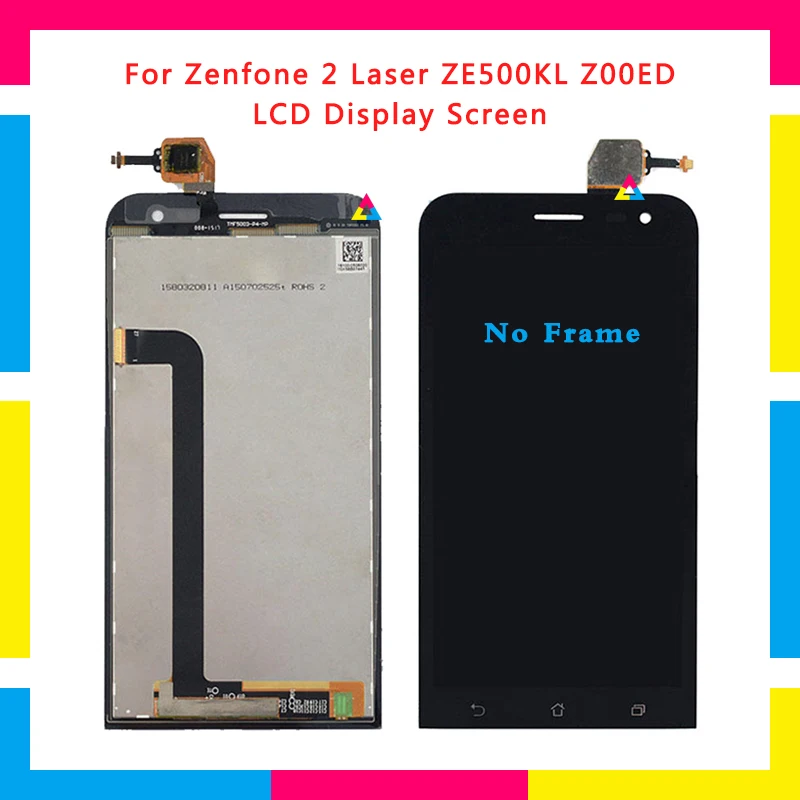 5pcs LCD Display Screen With Touch Screen Digitizer Assembly For ASUS Zenfone 2 Laser ZE500KL Z00ED Replacement
5pcs LCD Display Screen With Touch Screen Digitizer Assembly For ASUS Zenfone 2 Laser ZE500KL Z00ED Replacement