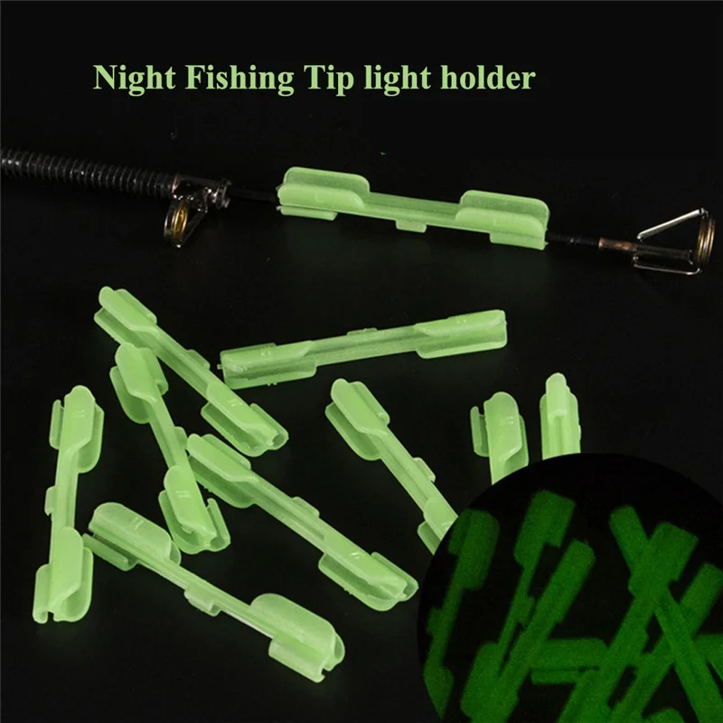 10pcs/set Night Fishing Rod Tip Light Holder Fake Lure Clip Used On Fishing Rod For Chemical Light Stick Fishing Tackle
10pcs/set Night Fishing Rod Tip Light Holder Fake Lure Clip Used On Fishing Rod For Chemical Light Stick Fishing Tackle