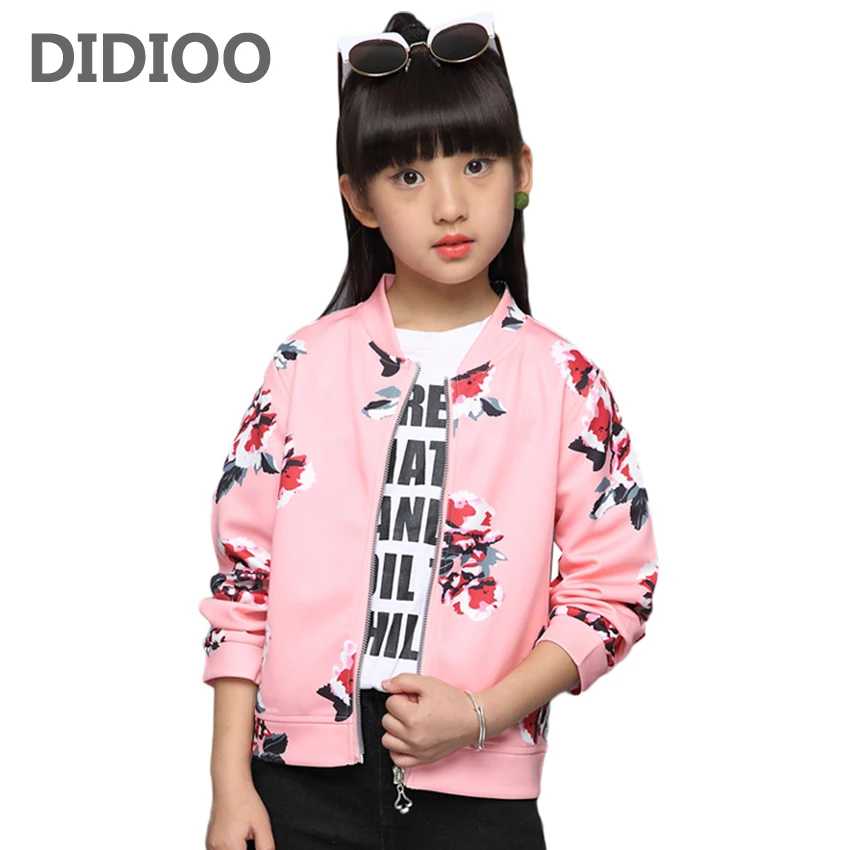 Children Jackets for Girls Print Flowers Coats Kids Autumn Outerwear for Baby Costumes 4 8 9 10 12 Years Girls Vestidos Infantil
Children Jackets for Girls Print Flowers Coats Kids Autumn Outerwear for Baby Costumes 4 8 9 10 12 Years Girls Vestidos Infantil